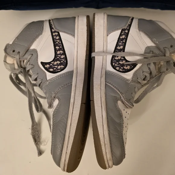 Men's Dior x Air Jordan 1 High Size 8.5 - Picture 5 of 15